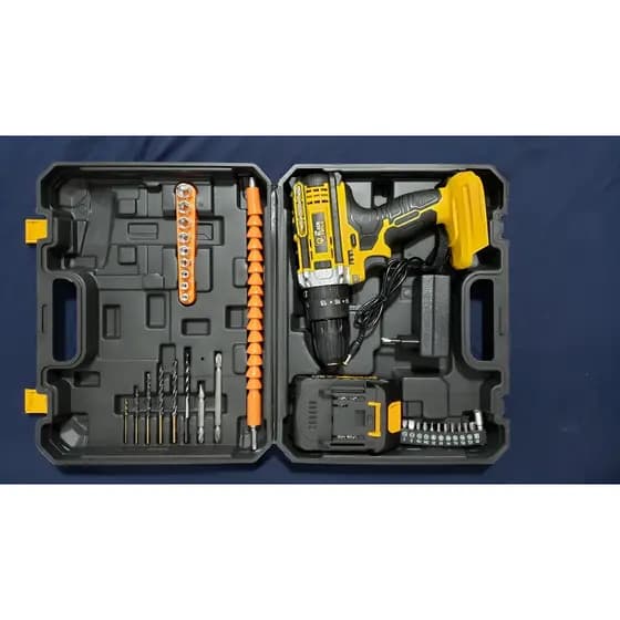 Parafusadeira e Furadeira Impacto The Black Tools TB-21PW-38 Amarela