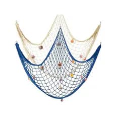 Arte De Parede De Mar Mediterrâneo Topfine Rede De Pesca Grande Decoração De Casa
