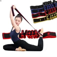 Faixas De Yoga Resistência Ao Alongamento Fitness Faixa Elástica Ginástica Treinamento Latino Exercício De Dança
