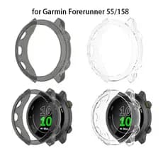 Capa Protetora Transparente TPU Para Garmin Forerunner 55 158