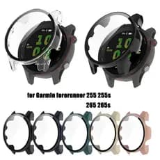 Capa Protetora De Tela De Vidro De Borda Cheia Dura Para Garmin Forerunner 255 255s 265 265S Pára-Choques Protetores