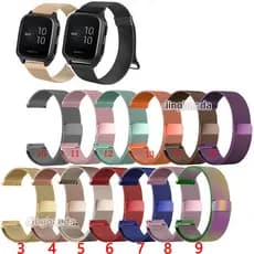 18MM 20MM 22MM Pulseira De Aço Inoxidável Milanês Para Garmin Venu Sq 2 2 Plus 2S 3 3S 4