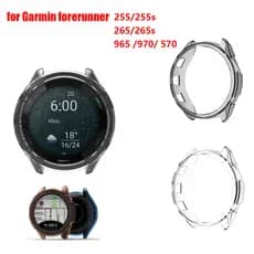 Capa Transparente De TPU Protetor De Tela Para Garmin Forerunner 970 965 570 165 255 255S 265 265S 245 158 55 Vivoactive