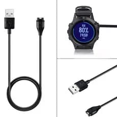 Carregador E Dock De Dados Usb Para Garmin Fenix 5/5X/5S/Forerunner 945/935/245 M/45 S/Instinct Venu 2 plus venu sq 2