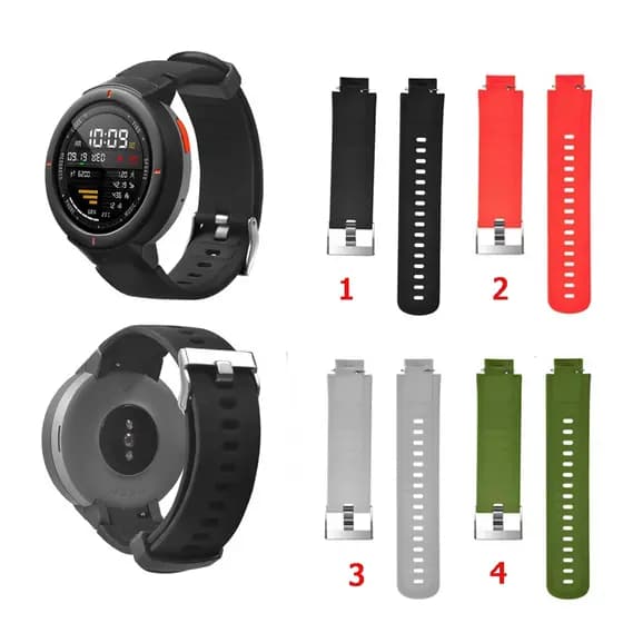 Banda De Silicone Macio Alça De Substituição Para Huami Amazônia Verge Lite