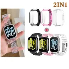 [Capa Protetora + Pulseira De Relógio] Adequada Para Xiaomi Redmi Watch 5 Active/5 Lite , Sobressalente Resina , De Tela
