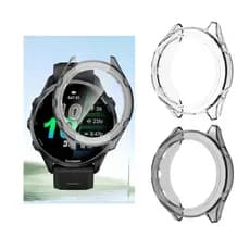 Para Garmin Forerunner 970/570/255/265/965/255S/265S/165 Capa TPU Transparente Acessórios De Macia