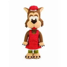 Lobo Mau de Feltro  Decoração Festa Chapeuzinho Vermelho Contação de Histórias Didáticos Escolares