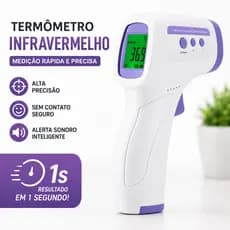 Termômetro Infravermelho Digital Sem Contato Medição Rápida