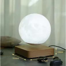 Luminária Lua Flutuante Magnética Led Luz Noturna 3 Modos Decorativa Quarto