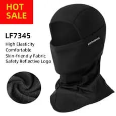 ROCKBROS Cachecol Máscara Facial De Esqui De Inverno Ciclismo Treinamento Esportivo Balaclava Acessório De Bicicleta À Prova De Vento