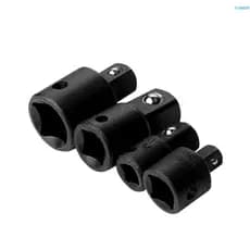 4 Adaptador De Soquete De Impacto PCS Redutor De 1/4-Polegada 3/8-1/2 Conversão Aço Porca De