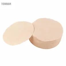 Tombbr Conjunto de papel de filtro de café premium Aumotop 100 unidades para Mocha Even Home ou lojas (nº 6 60 mm)