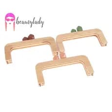 beautymakeup 20cm Material De Madeira Maciça Parafusos De Estrutura De Bolsa Dentro Do Quadro De Alça De Saco Novo