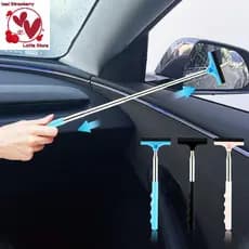 Beautyus Limpador De Espelho Retrovisor De Carro , Rodo Telescópico Para Vidro Automático , Haste De Limpeza De Água Por