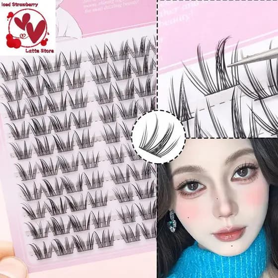 Beautyus Forest Elf Series Livro De Cílios De Grande Capacidade Manga Postiços Natural Longo Enrolado Fino Fofo Haste Se