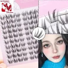 Beautyus Forest Elf Series Livro De Cílios De Grande Capacidade Manga Postiços Natural Longo Enrolado Fino Fofo Haste Se
