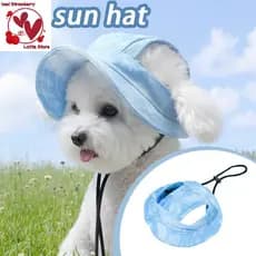Beautyus Chapéu De Gato Para Cachorro , Sol Exposição De Orelha Pescador Animais De Estimação , Acessório De Cabeça
