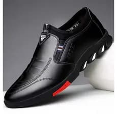 Sapatos De Couro Masculino Primavera 2025 Novo Casual Social Solo Macio Sem Escorregamento Respiráveis Combina Com Tudo