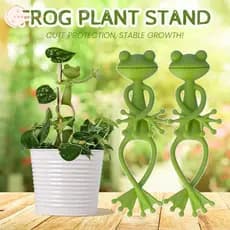 4pcs Suporte De Planta De Sapo Para Plantas Trepadeiras-Parceiro De Crescimento De Decoração Fixa
