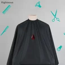 Rightrous Colar De Corte De Cabelo À Prova Dwaterproof Água Coloração Capa Barbeiro Pano Cabeleireiro Tintura Vestido Pe