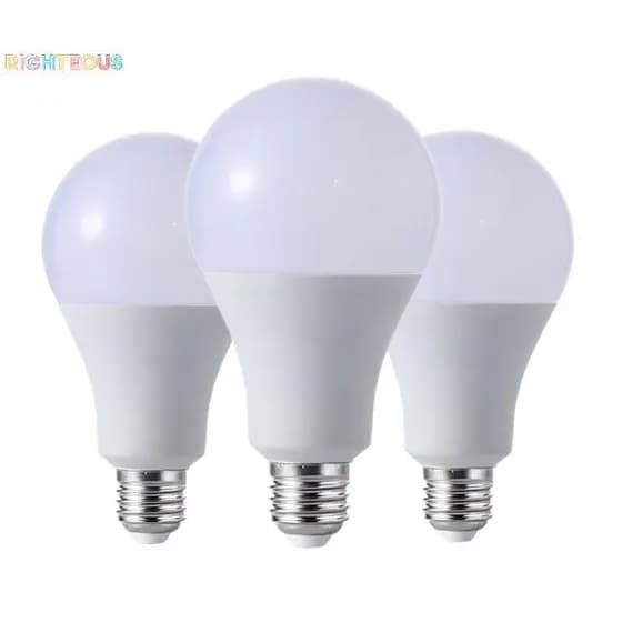 Rightrous E27 LED Sensor De Movimento Lâmpadas 24W 18 15 12 Energia Lâmpada Luz Da Noite Iluminação Estacionamento Em Ca