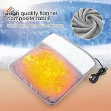 [Scarlett] Almofada Elétrica De Aquecimento Para Pés De Inverno Carregamento USB Soft Plush Lavável Aquecedor Melhora O