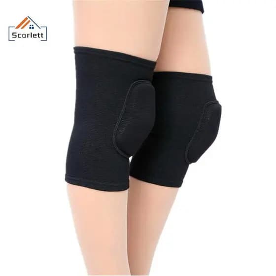 [Scarlett] Joelheiras Esportivas Protetor Elástico De Joelho Esponja Thiened Suporte Para Joelheira Dança , Treino , Tre