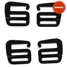 [BRBAOSITY2] 4 Peças Liga G Gancho Fivela Externa Para Alça De Mochila 25 Mm