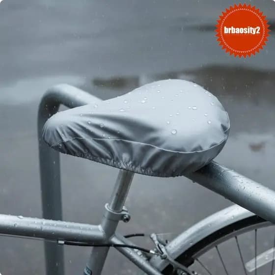 [Brbaosity2] Capa De Selim De Bicicleta À Prova D'água Proteção Solar Assento De Ciclo Resistente Poeira Para Ciclistas