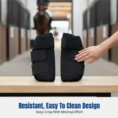 Botas De Perna De Cavalo , Neoprene , Absorção De Impacto , Gancho E Laço Ajustáveis , Equitação Equestre , Várias Cores