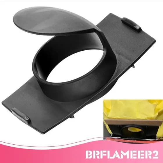 [Brflameer2] Peça Adaptadora De Saco De Coleta De Poeira Do Defletor De Entrada De Fácil Instalação Para Manutenção Em V