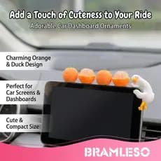 [Bramleso] Conjunto De 5 Peças De Decorações De Painel De Carro De Frutas , Estatuetas Resina Antiderrapante , Decoração