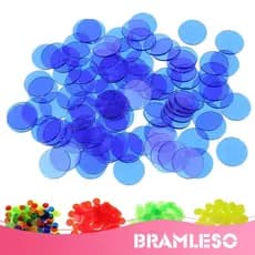 [Pacote De 100 Fichas De Bingo (Multi Coloridas) Marcadores Translúcidos De 1,5cm Para , Tokens De Contagem E Jogos ,