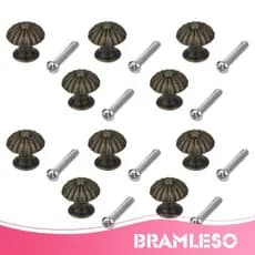 [Bramleso] Estilo Mini Maçaneta Da Porta Armário Gaveta Bin Puxar Alça Pacote De 10