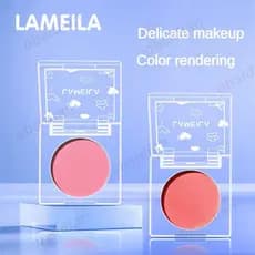 Blush LAMEILA de baixa saturação, maquiagem facial requintada, compacto e portátil, blush natural, aplique a