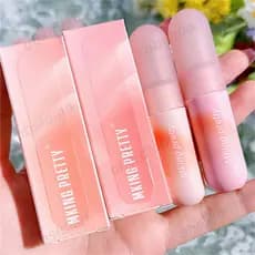 MKING PRETTY Gloss Labial Delicado e Suave Não Pegajoso Batom de Uso Geral Névoa Aveludada Hidratante na