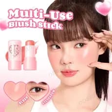 PINKFLASH Play Tender Beast Blush Stick, Blush em Bastão Natural para Pele, Blush Cremoso Monocromático, Blush