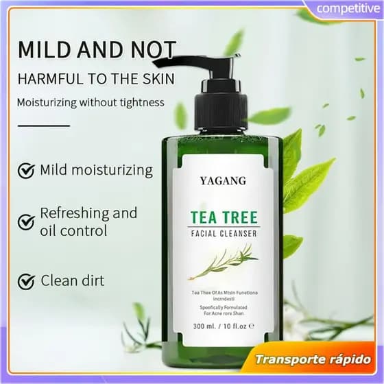YAGANG Sabonete Facial Com Ingredientes Naturais - Suave E Não Irritante Para Peles Sensíveis - Controle De