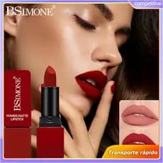 Batom BSIMONE Com Efeito De Realce Labial, Batom E Brilho Labial Natural Que Não Mancha Facilmente, Cor Natural
