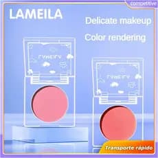 LAMEILA Blush Delicado, Maquiagem Facial, Maquiagem Natural, Blush Feminino, Cor Uniforme, Baixa Saturação,