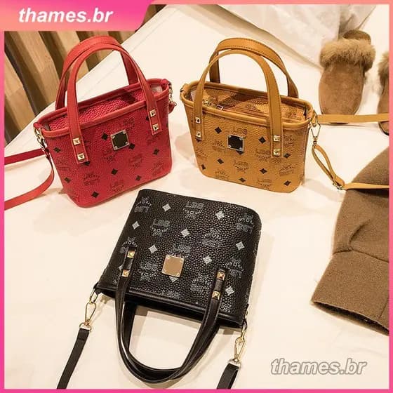 Bolsa tipo saco clássica LOVD, pequena bolsa retrô europeia e americana, bolsa de ombro feminina da moda,