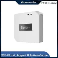 Ponte RF: Comunicação segura e confiável. Expanda sua rede doméstica inteligente. 433MHz. Construção durável.