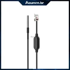 Sensor de temperatura sem fio, estável e confiável, fácil de instalar e configurar, para casa inteligente.