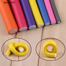[upcloud1] 10pcs Modeladores De Cachos De Cabelo Flexíveis Espuma Macia Bendy Twist Curls Boutique