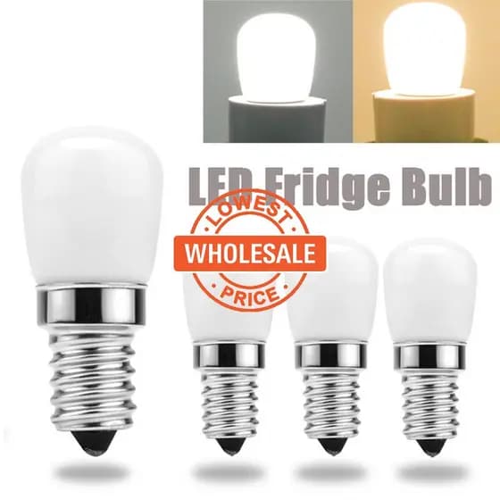 E14 220V Mini Lâmpadas De Geladeira LED Frigorífico Congelador De Milho Lâmpada
