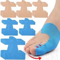50/30/10Pcs Correia Ortopédica Corretora De Joanete-Patches Protetores Respiráveis Para Os Dedos Dos Pés-Bandagem De Sup