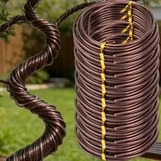 4-1Pc 5M/Roll Bonsai Wire Plant Support-Arranjo Floral Feito À Mão-Fio De Alumínio Em Forma De 3-0.8mm-Linha De Suporte
