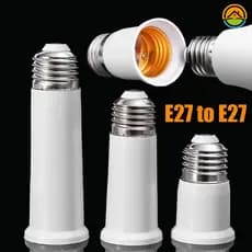 E27 Para E27 Tomada De Expansão De Lâmpada/Adaptador Economizadora De Energia Conector/Universal Porta Soquetes