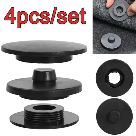 4Pcs/set Anti-Skid ABS Fixador De Grips Piso De Carro Mat/Universal Grampos De Fixação De Dupla Camada Fivela Acessórios Auto